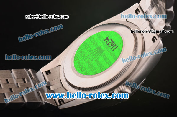 Rolex Datejust Original ETA 2836 Automatic Steel Case/Strap with Silver Dial - Click Image to Close